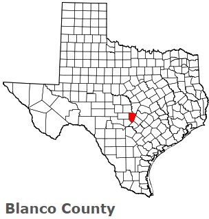An image of Blanco County, TX