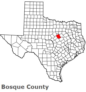 An image of Bosque County, TX