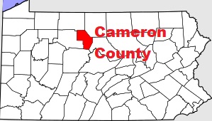 An image of Cameron County, PA