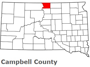 An image of Campbell County, SD