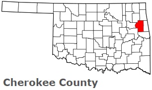 An image of Cherokee County, OK