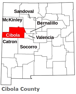 An image of Cibola County, NM