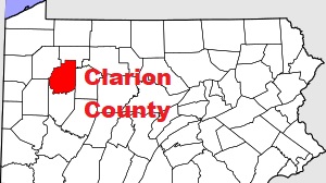An image of Clarion County, PA