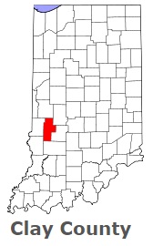 An image of Clay County, IN