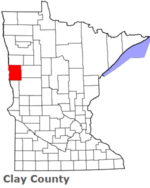 An image of Clay County, MN