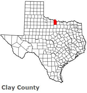 An image of Clay County, TX