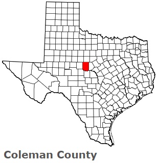 An image of Coleman County, TX