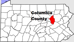 An image of Columbia County, PA