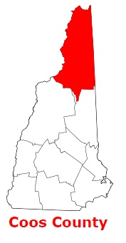 An image of Coos County, NH