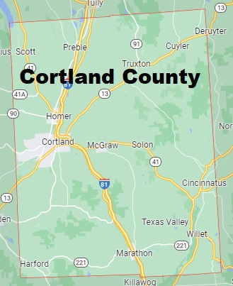 An image of Cortland County, NY