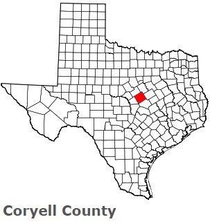 An image of Coryell County, TX