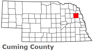 An image of Cuming County, NE
