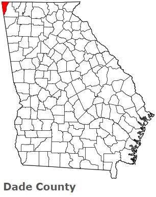 An image of Dade County, GA