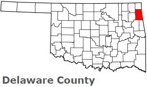 An image of Delaware County, OK