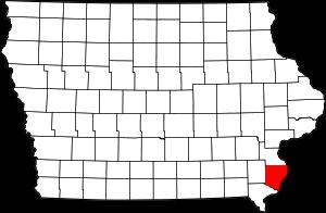An image of Des Moines County, IA