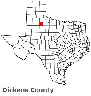 An image of Dickens County, TX