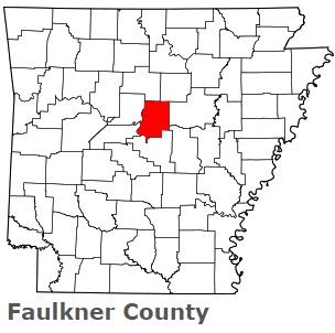 An image of Faulkner County, AR