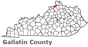 An image of Gallatin County, KY