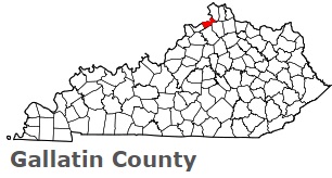 Gallatin County on the satellite - Gallatin 18