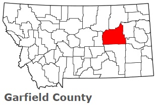 An image of Garfield County, MT