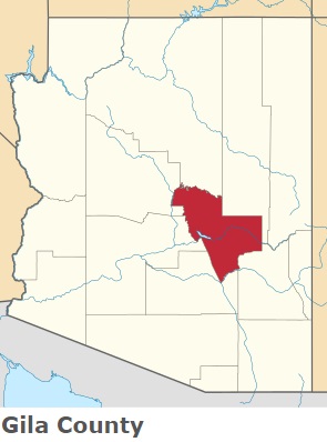 An image of Gila County, AZ