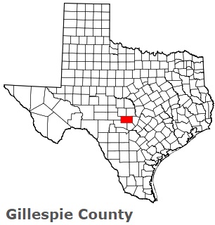 An image of Gillespie County, TX