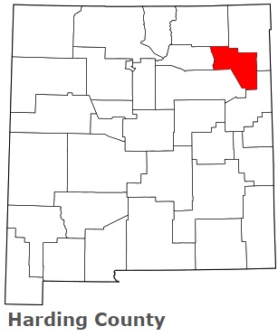 An image of Harding County, NM