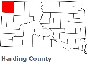 An image of Harding County, SD