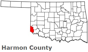 An image of Harmon County, OK
