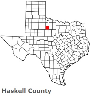 An image of Haskell County, TX