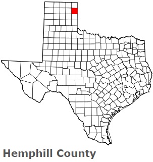 An image of Hemphill County, TX
