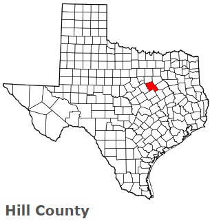An image of Hill County, TX