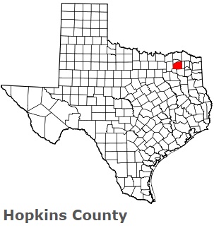 An image of Hopkins County, TX