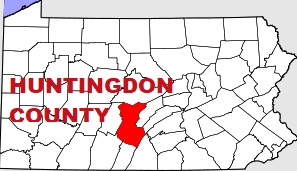 An image of Huntingdon County, PA
