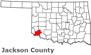 An image of Jackson County, OK