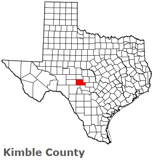 An image of Kimble County, TX