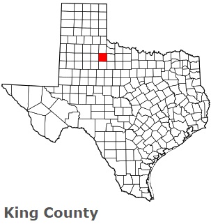 An image of King County, TX