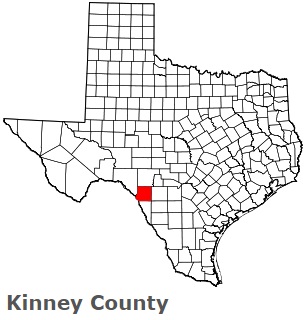 An image of Kinney County, TX