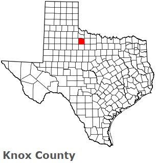 An image of Knox County, TX