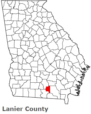 An image of Lanier County, GA