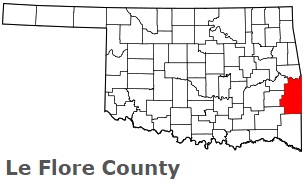An image of Le Flore County, OK