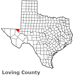 An image of Loving County, TX