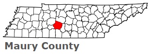 An image of Maury County, TN