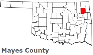 An image of Mayes County, OK