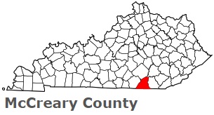 An image of McCreary County, KY
