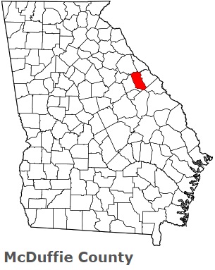 An image of McDuffie County, GA