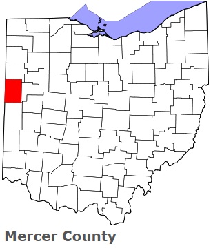 An image of Mercer County, OH