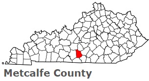 An image of Metcalfe County, KY