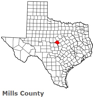 An image of Mills County, TX