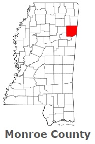 An image of Monroe County, MS